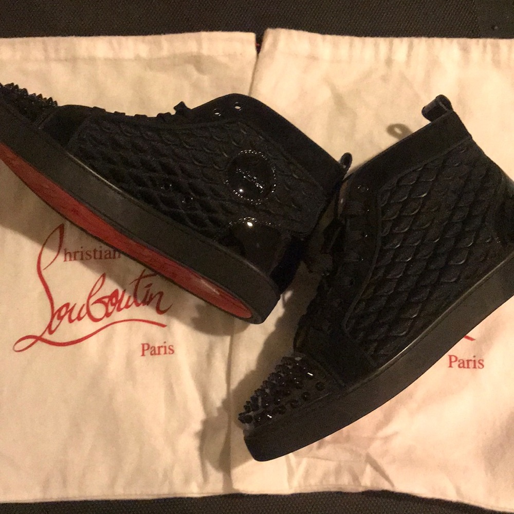 Christian Louboutin spiked sneakers